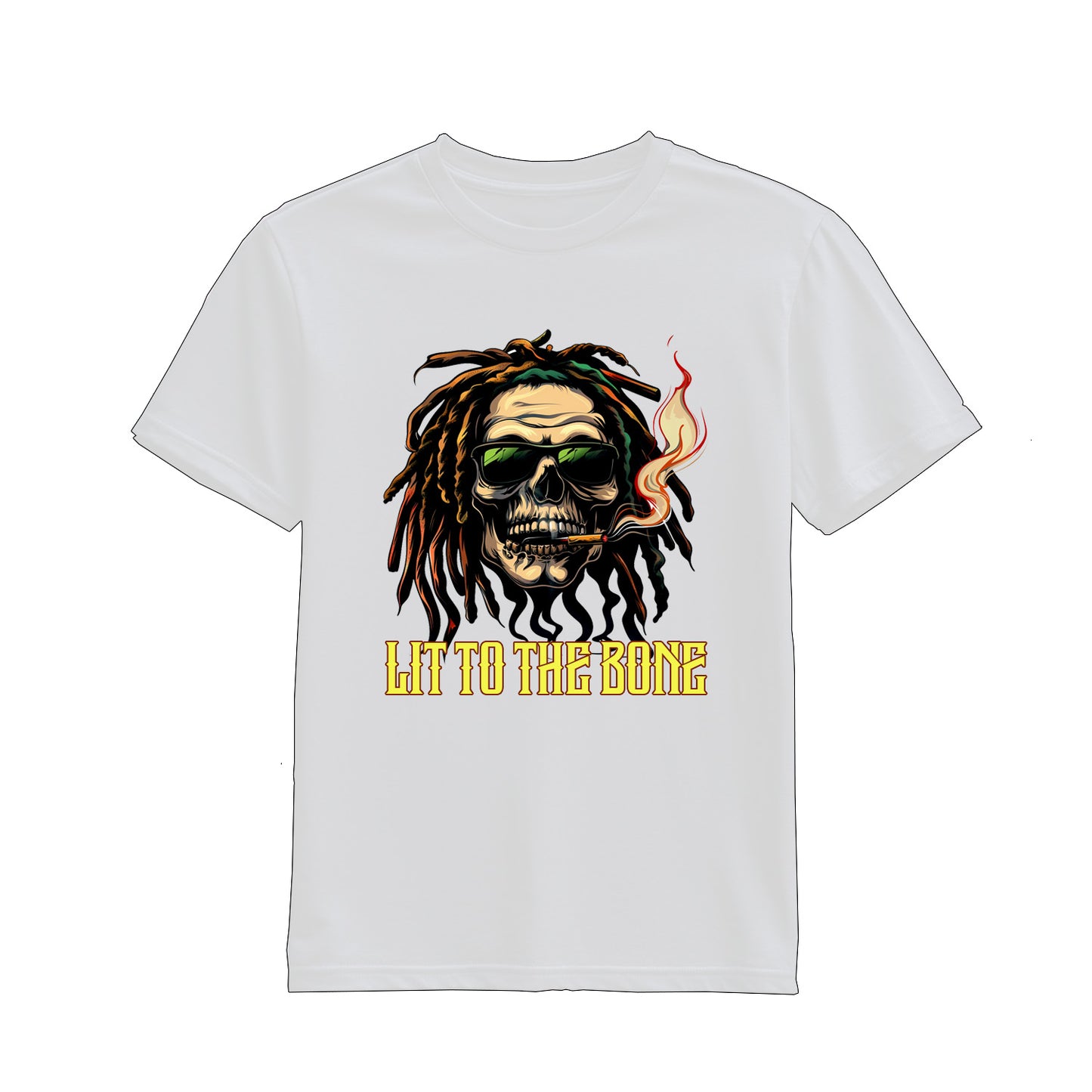 LIT TO THE BONE - T-Shirt