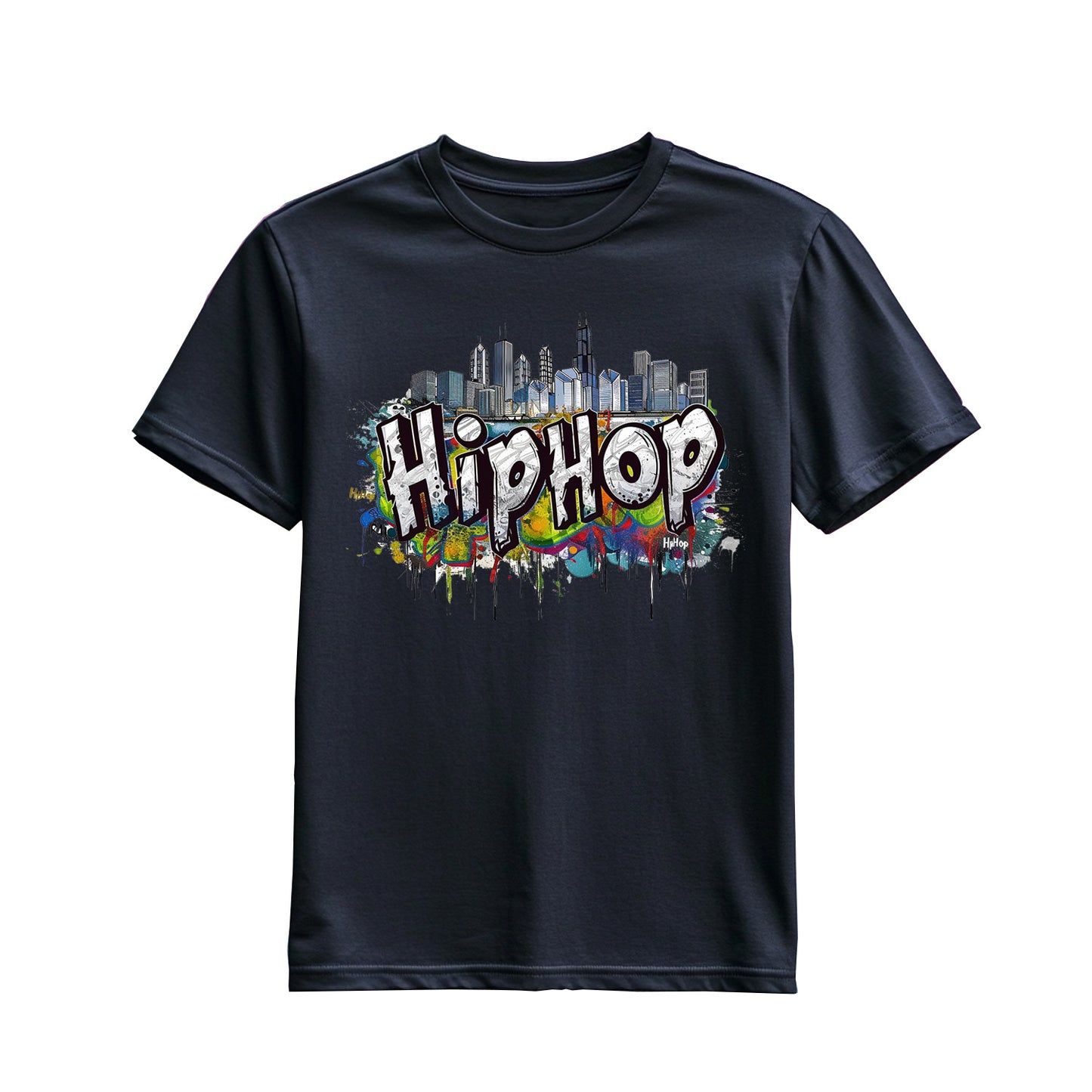 HIP HOP SKYLINE CHICAGO T-Shirt