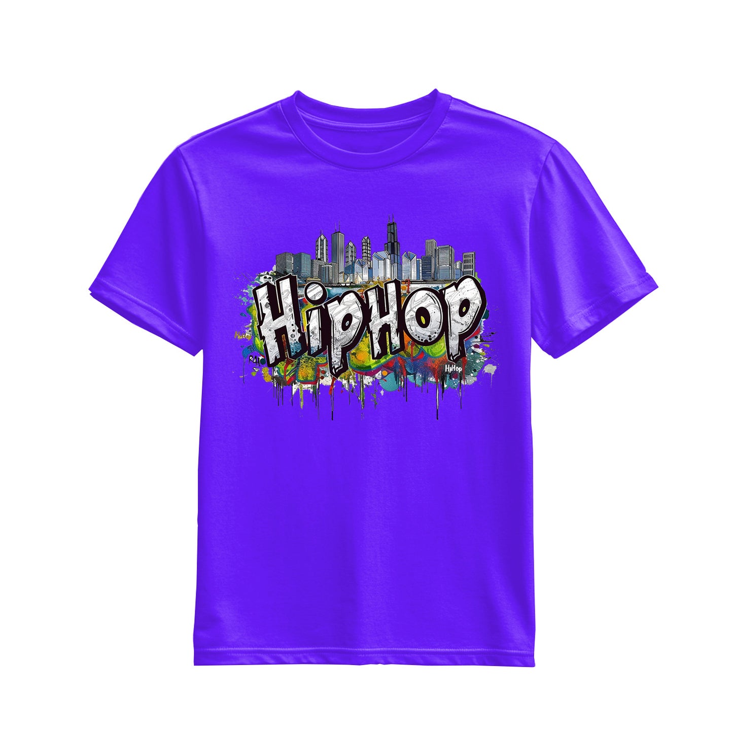 HIP HOP SKYLINE CHICAGO T-Shirt
