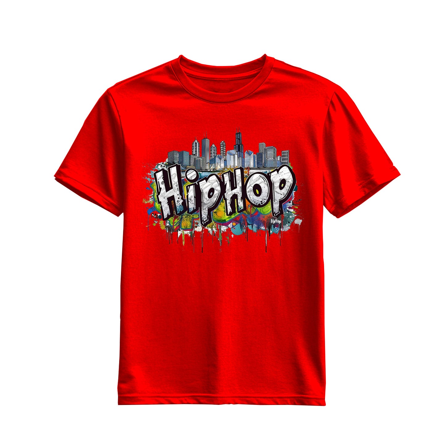 HIP HOP SKYLINE CHICAGO T-Shirt