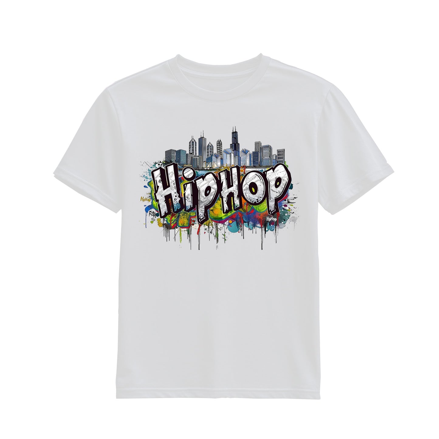 HIP HOP SKYLINE CHICAGO T-Shirt