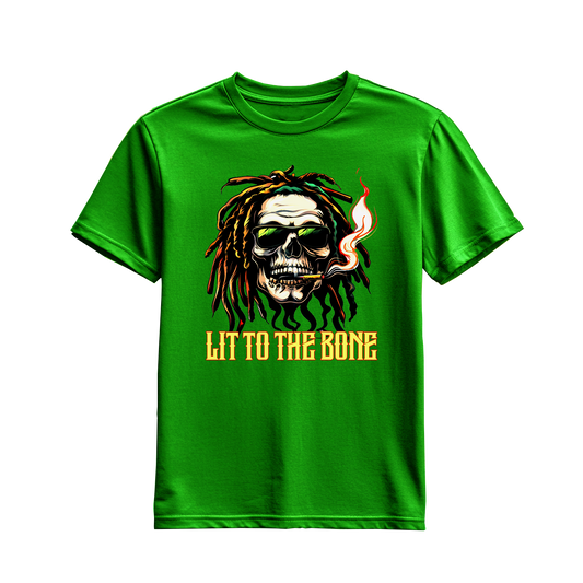 LIT TO THE BONE - T-Shirt