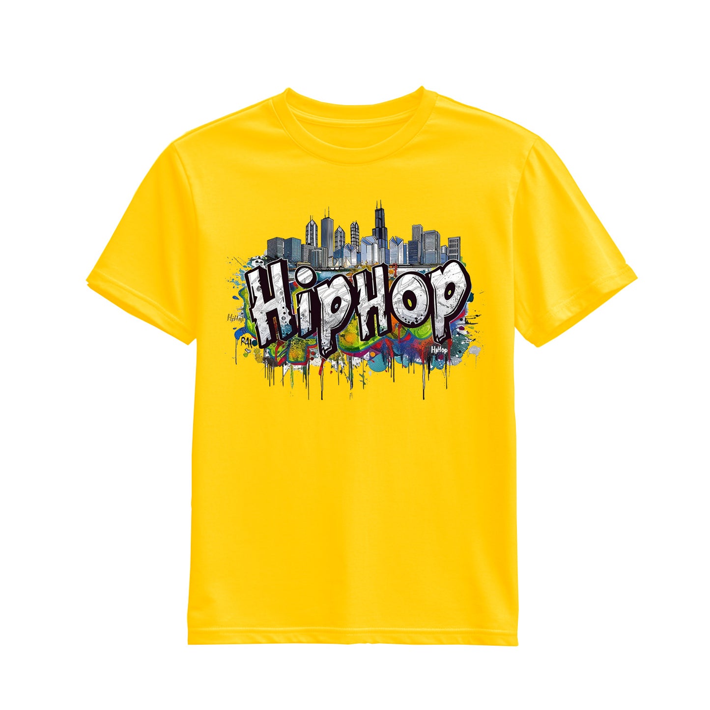 HIP HOP SKYLINE CHICAGO T-Shirt